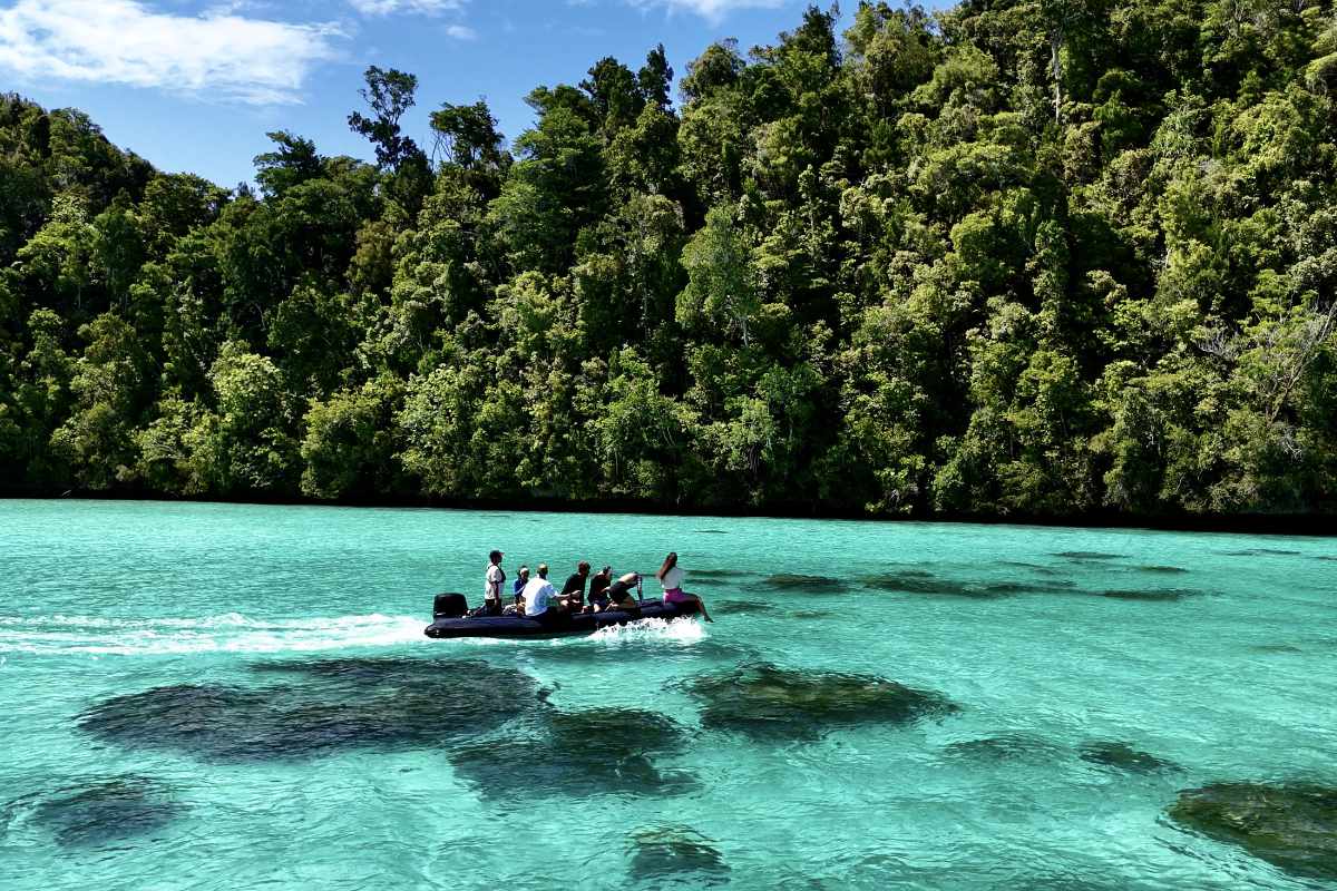 Boat in Raja Ampat