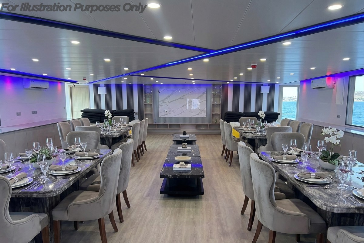 Emperor Explorer's spacious dining room